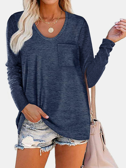 Round Neck Long Sleeve T-Shirt