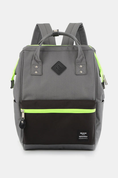 Himawari Contrast Waterproof Backpack Bag with Reinforced Edges