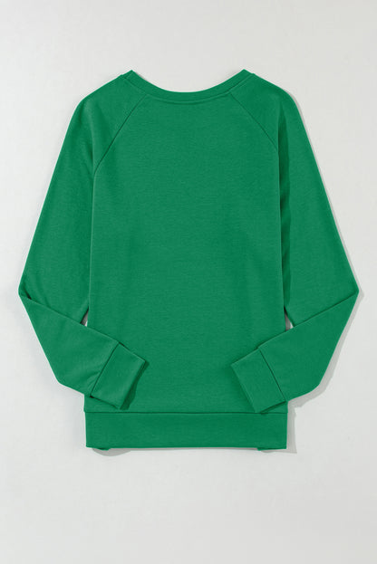 Round Neck Long Sleeve Sweatshirt