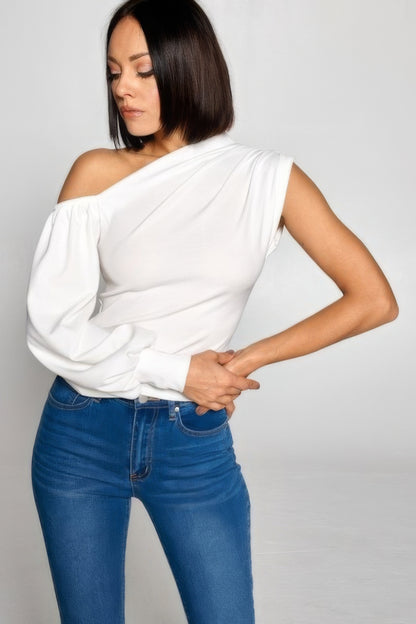 Ladies One-shoulder Top