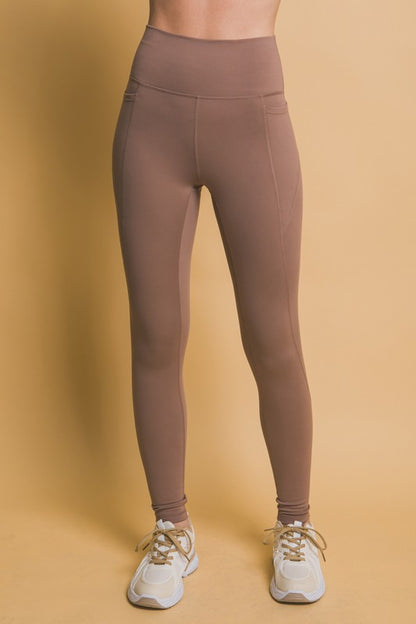 Love Tree High Waist Leggings with Side Pockets